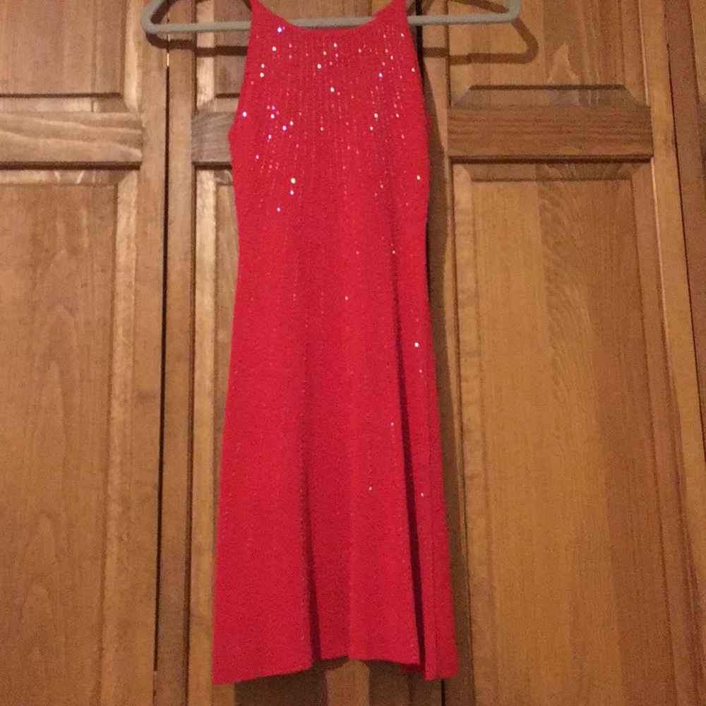Red dress